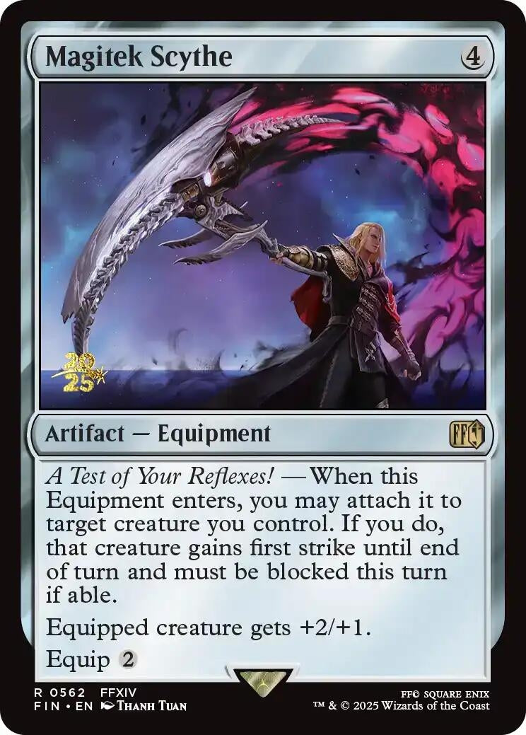 Image for Magitek Scythe (562) [Prerelease Cards] - Magic: The Gathering