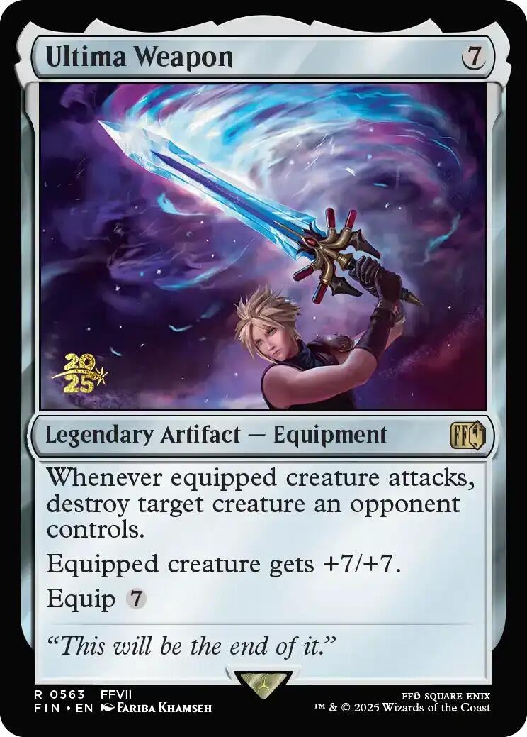 Image for Ultima Weapon (563) [Prerelease Cards] - Magic: The Gathering