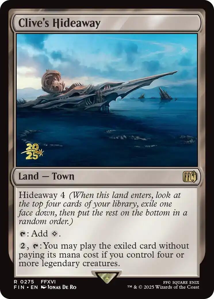Image for Clive's Hideaway (275) [Prerelease Cards] - Magic: The Gathering