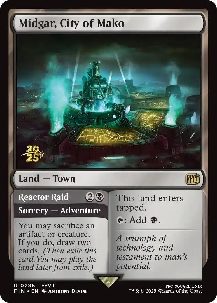 Image for Midgar, City of Mako (286) [Prerelease Cards] - Magic: The Gathering