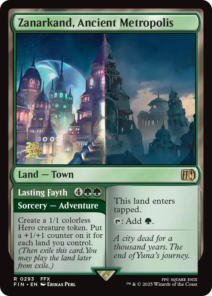 Image for Zanarkand, Ancient Metropolis (293) [Prerelease Cards] - Magic: The Gathering