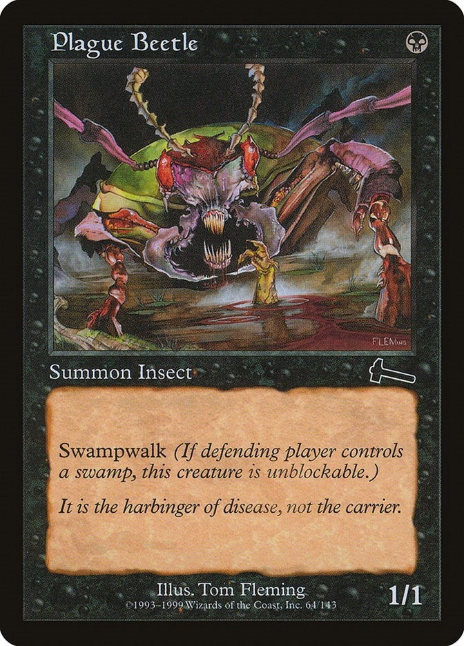 Image for Plague Beetle (64) [Urza's Legacy] - Magic: The Gathering
