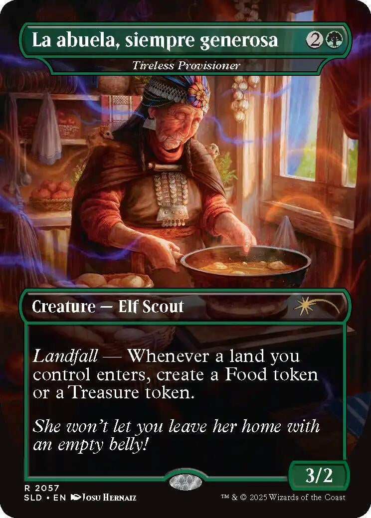 Image for La abuela, siempre generosa - Tireless Provisioner (2057) [Secret Lair Drop Series] - Magic: The Gathering