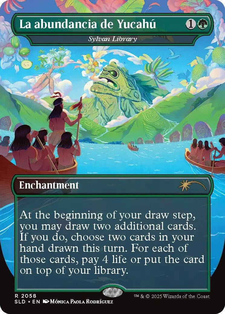 Image for La abundancia de Yucahú - Sylvan Library (2058) [Secret Lair Drop Series] - Magic: The Gathering