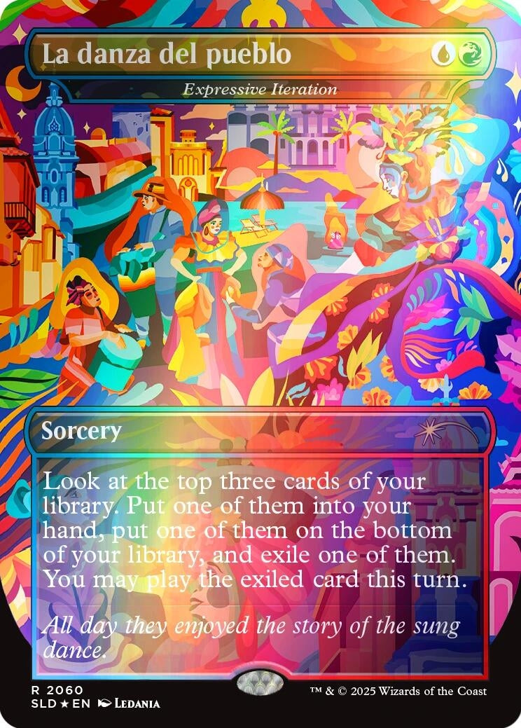 Image for La danza del pueblo - Expressive Iteration (Rainbow Foil) (2060) [Secret Lair Drop Series] - Magic: The Gathering