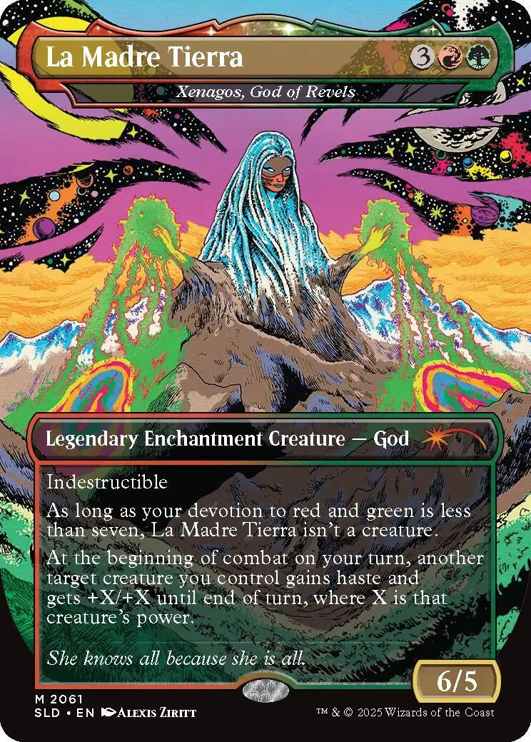 Image for La Madre Tierra - Xenagos, God of Revels (2061) [Secret Lair Drop Series] - Magic: The Gathering
