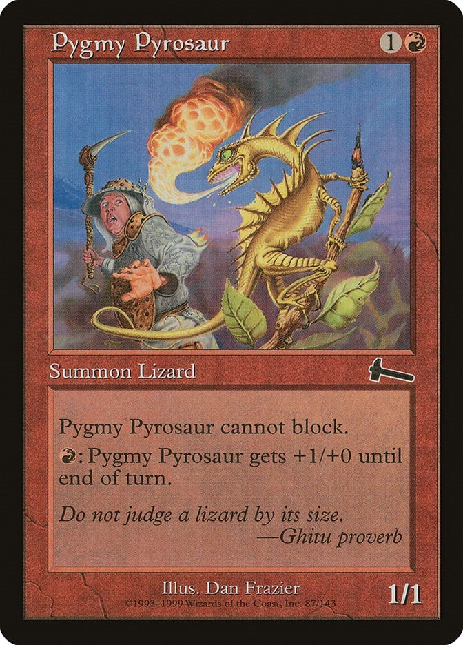 Image for Pygmy Pyrosaur (87) [Urza's Legacy] - Magic: The Gathering