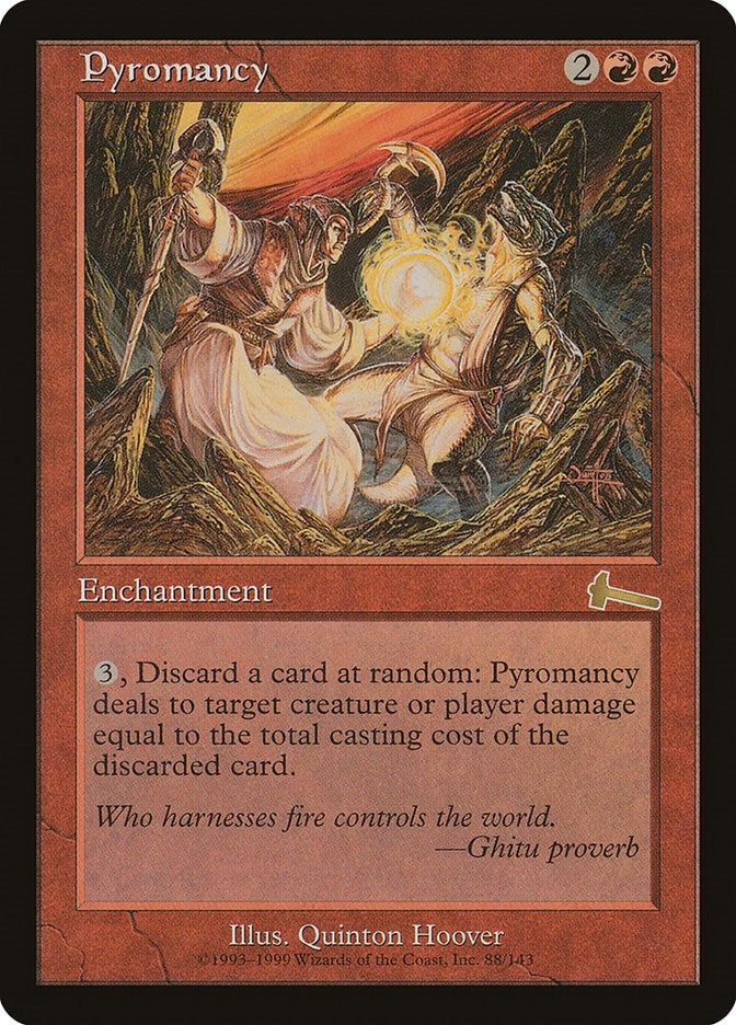 Image for Pyromancy (88) [Urza's Legacy] - Magic: The Gathering