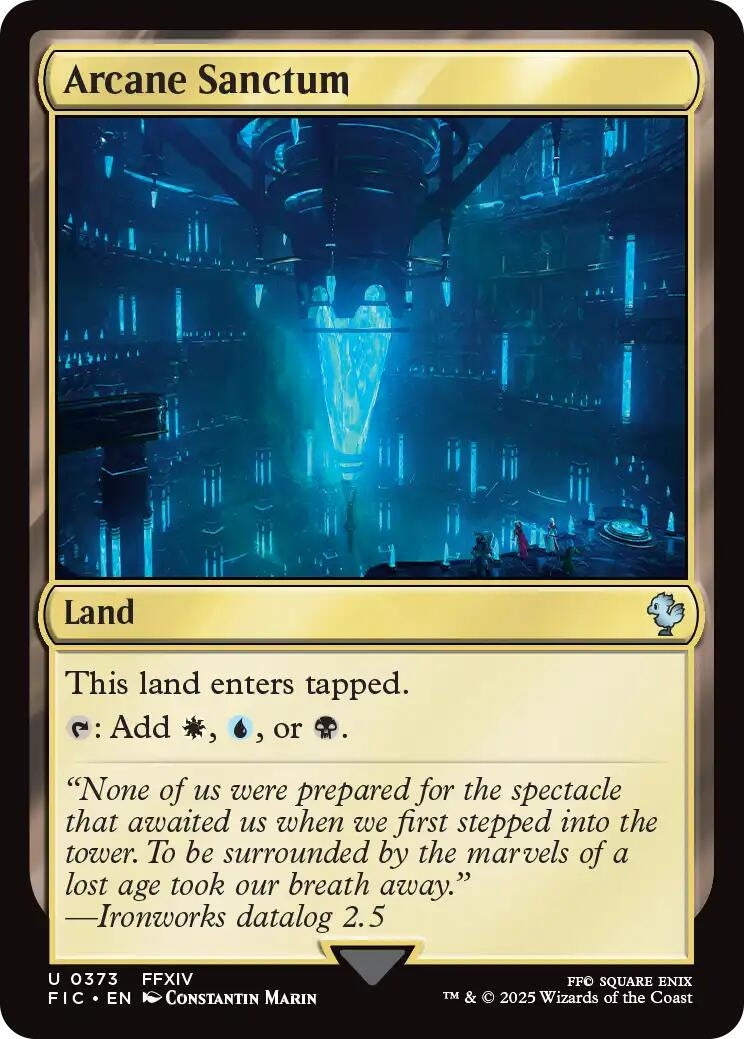 Image for Arcane Sanctum (Surge Foil) (373) [FINAL FANTASY] - Magic: The Gathering