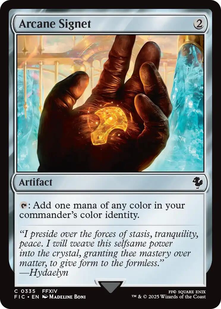 Image for Arcane Signet (0335) (Surge Foil) (335) [FINAL FANTASY] - Magic: The Gathering