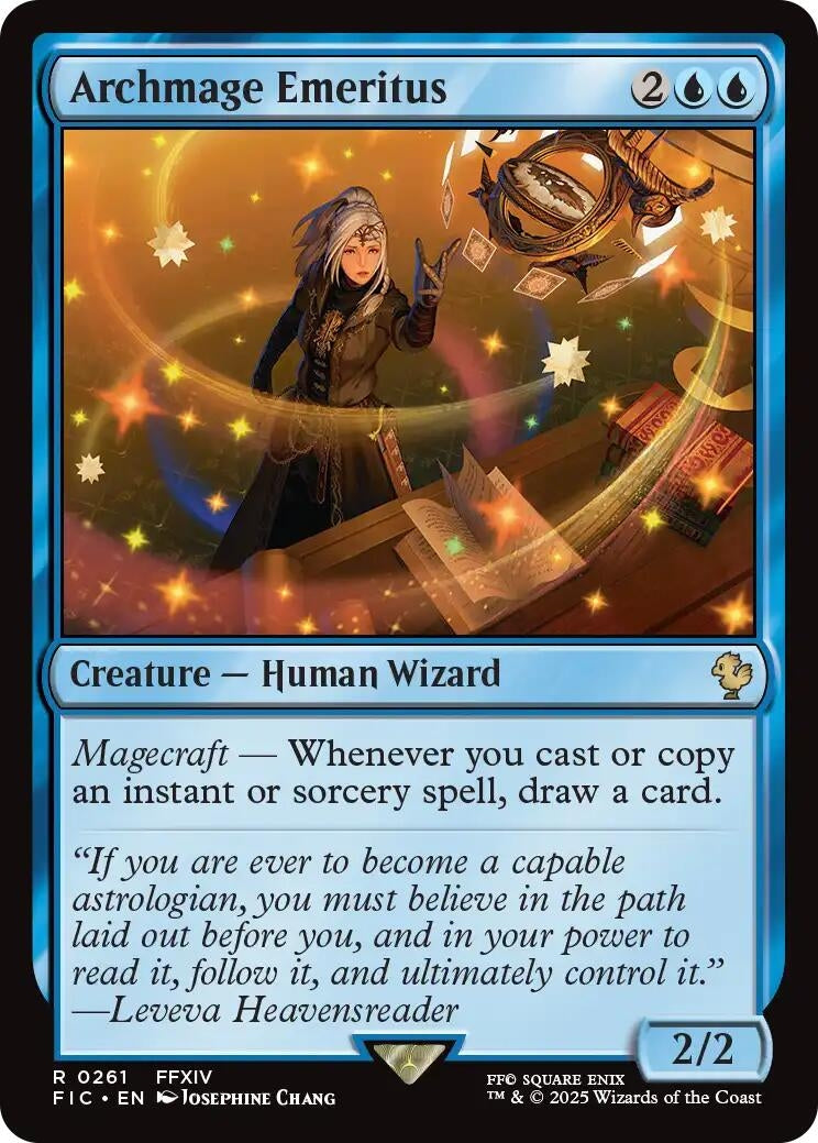 Image for Archmage Emeritus (Surge Foil) (261) [FINAL FANTASY] - Magic: The Gathering
