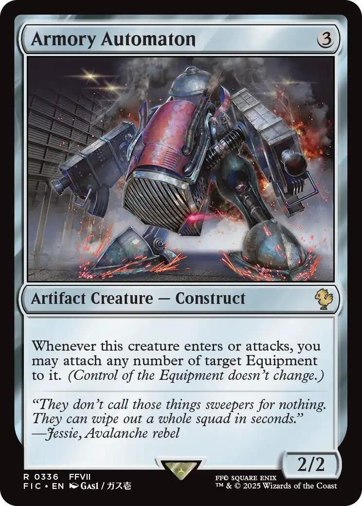 Image for Armory Automaton (Surge Foil) (336) [FINAL FANTASY] - Magic: The Gathering