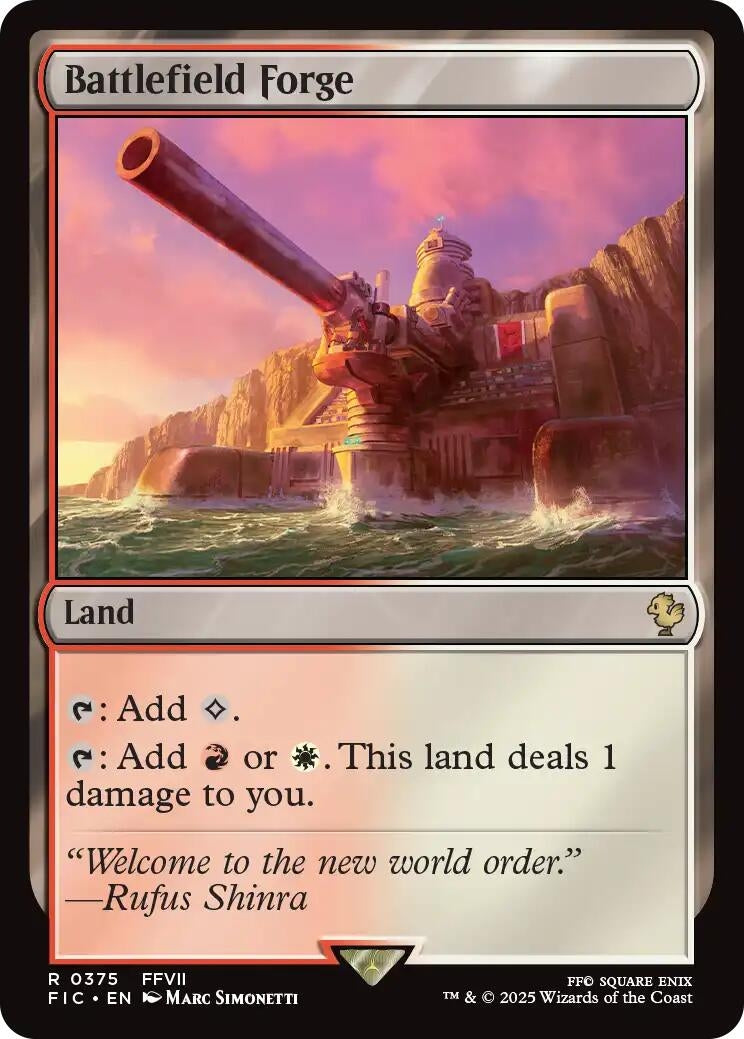 Image for Battlefield Forge (Surge Foil) (375) [FINAL FANTASY] - Magic: The Gathering