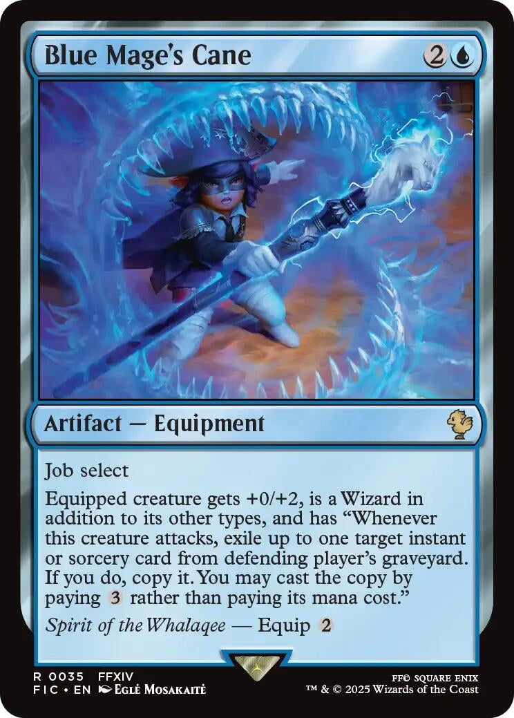 Image for Blue Mage's Cane (Surge Foil) (35) [FINAL FANTASY] - Magic: The Gathering
