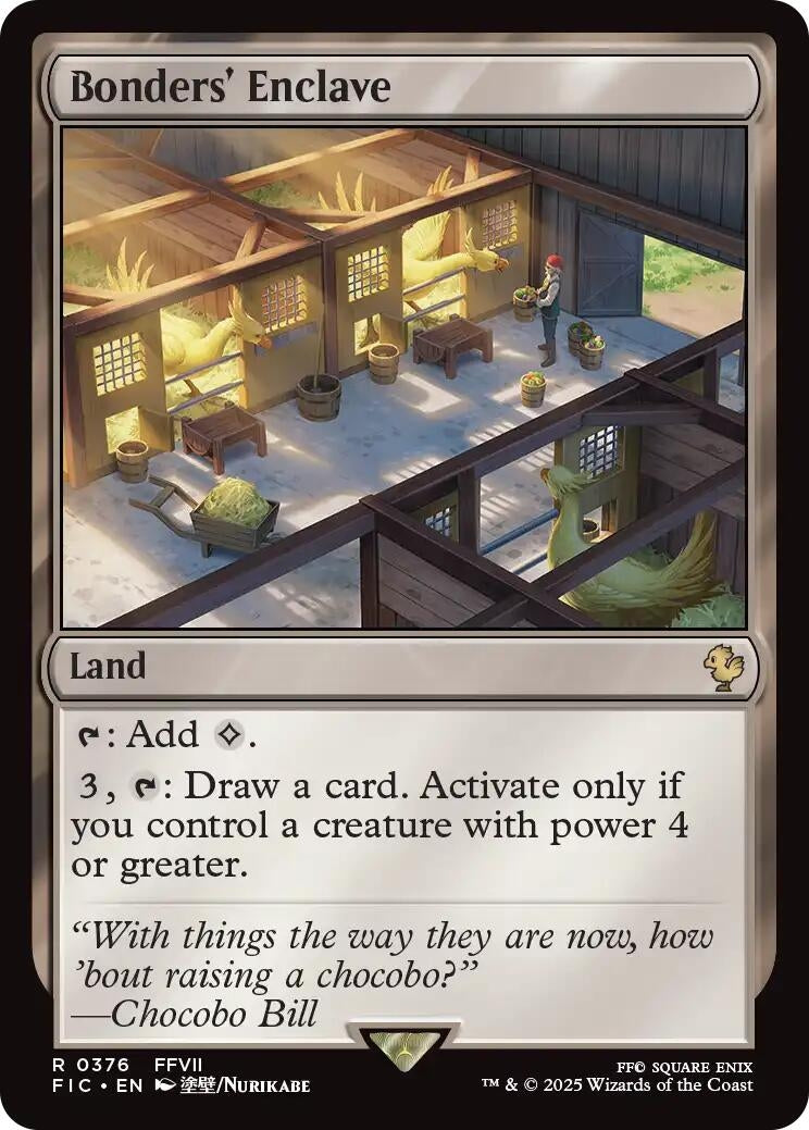 Image for Bonders' Enclave (Surge Foil) (376) [FINAL FANTASY] - Magic: The Gathering