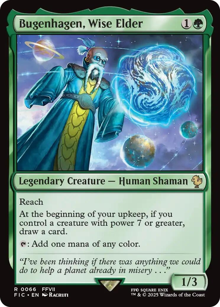 Image for Bugenhagen, Wise Elder (Surge Foil) (66) [FINAL FANTASY] - Magic: The Gathering