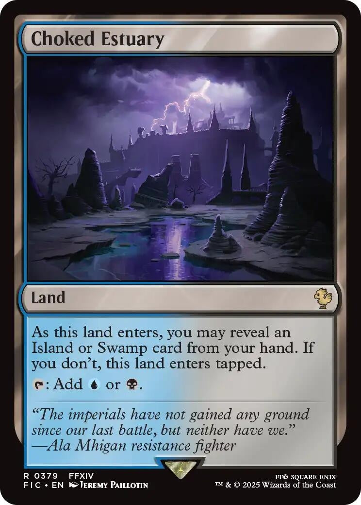 Image for Choked Estuary (Surge Foil) (379) [FINAL FANTASY] - Magic: The Gathering