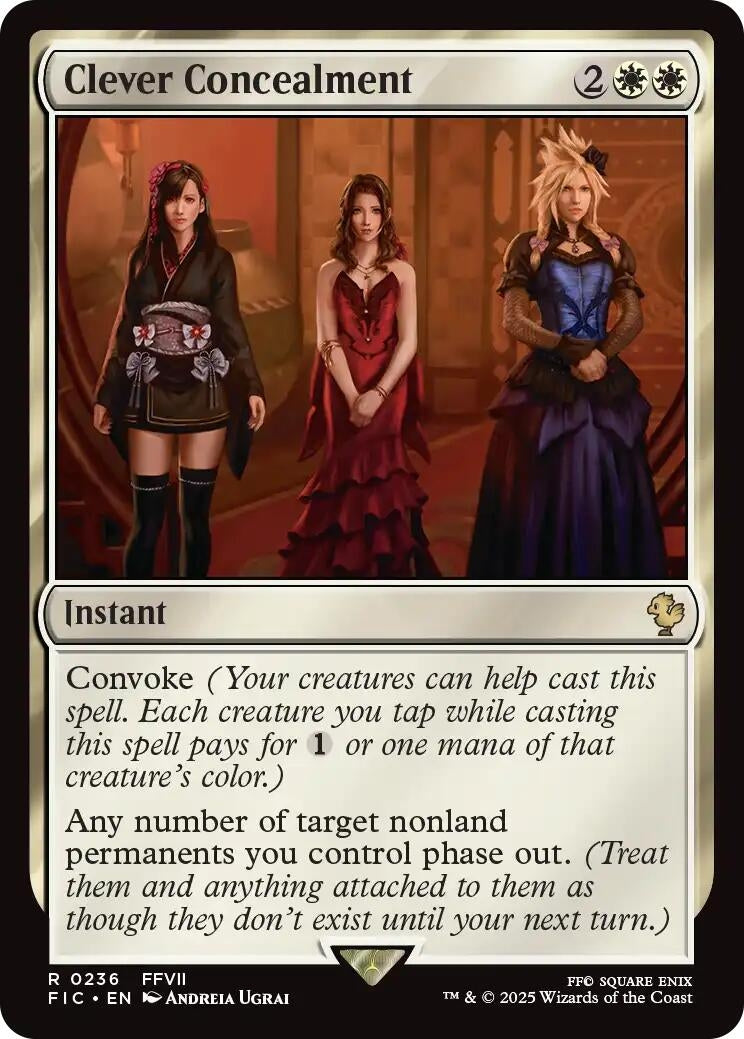 Image for Clever Concealment (Surge Foil) (236) [FINAL FANTASY] - Magic: The Gathering