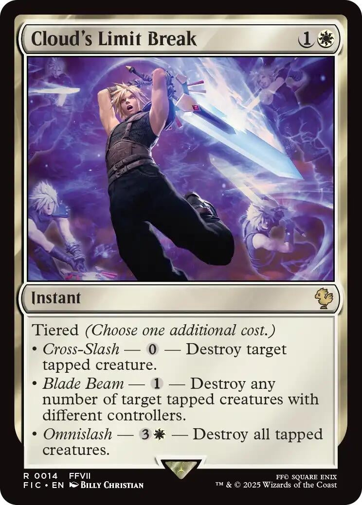 Image for Cloud's Limit Break (Surge Foil) (14) [FINAL FANTASY] - Magic: The Gathering