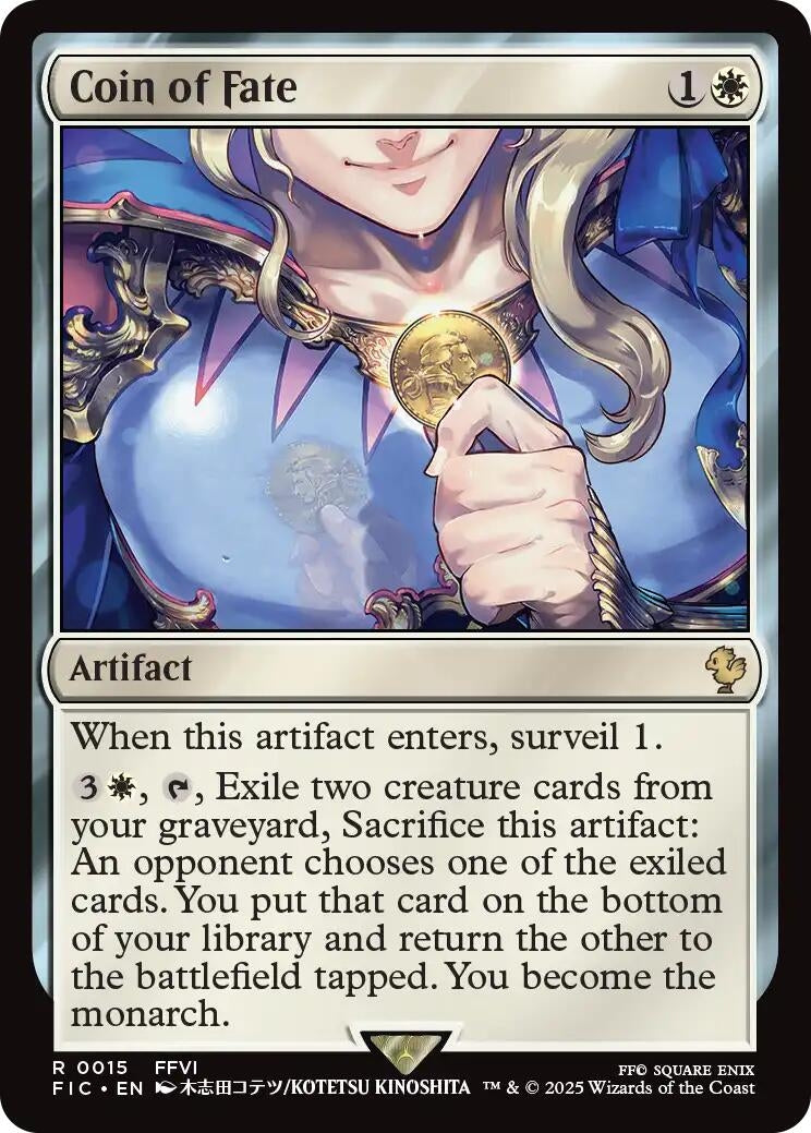 Image for Coin of Fate (Surge Foil) (15) [FINAL FANTASY] - Magic: The Gathering