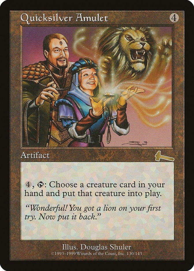 Image for Quicksilver Amulet (130) [Urza's Legacy] - Magic: The Gathering