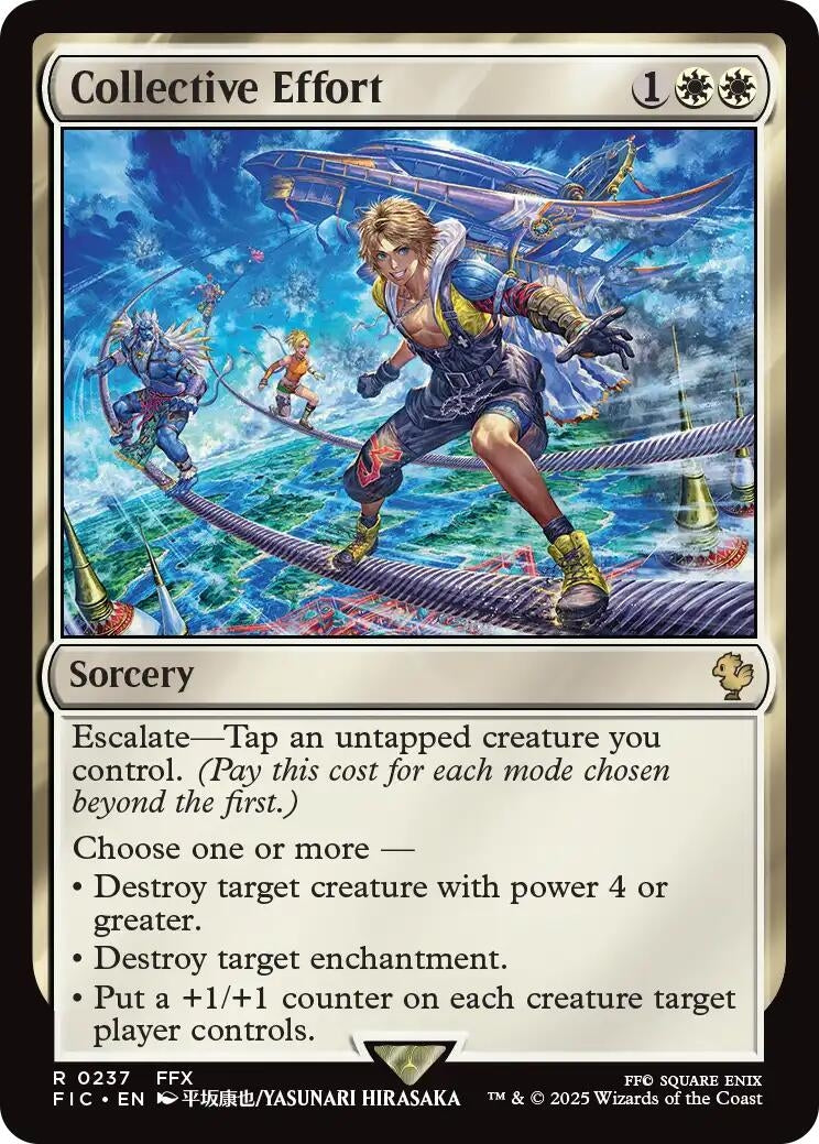 Image for Collective Effort (Surge Foil) (237) [FINAL FANTASY] - Magic: The Gathering