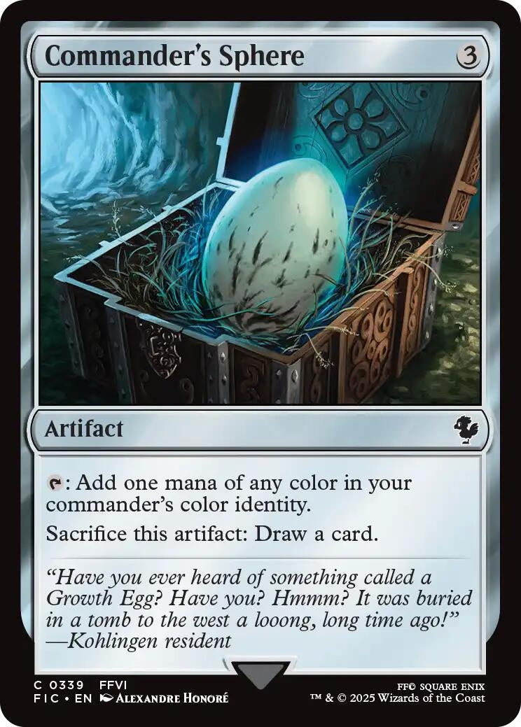 Image for Commander's Sphere (Surge Foil) (339) [FINAL FANTASY] - Magic: The Gathering