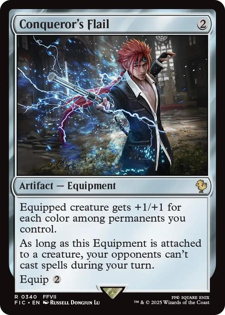 Image for Conqueror's Flail (Surge Foil) (340) [FINAL FANTASY] - Magic: The Gathering