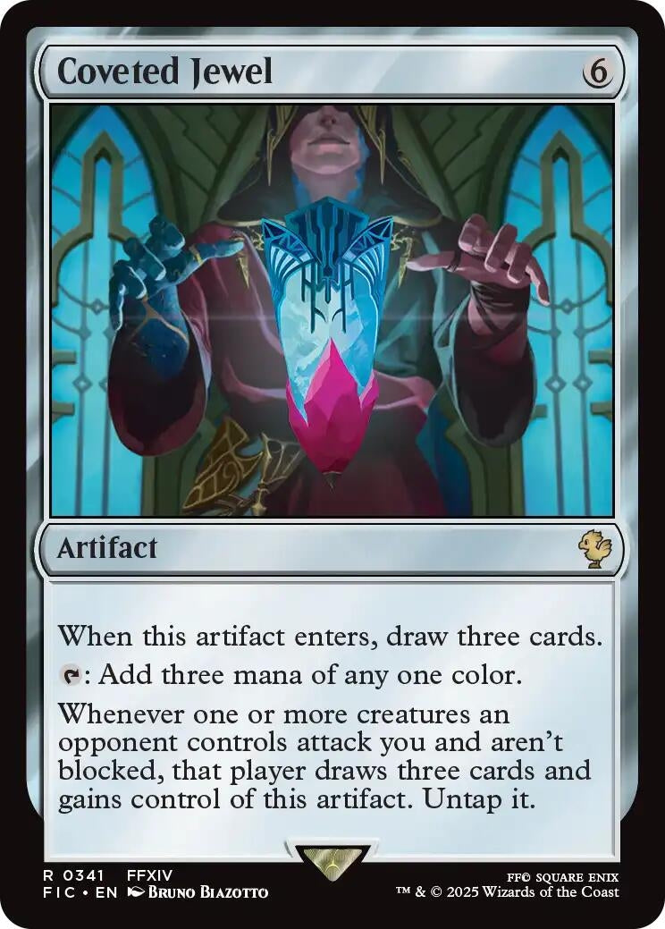 Image for Coveted Jewel (Surge Foil) (341) [FINAL FANTASY] - Magic: The Gathering
