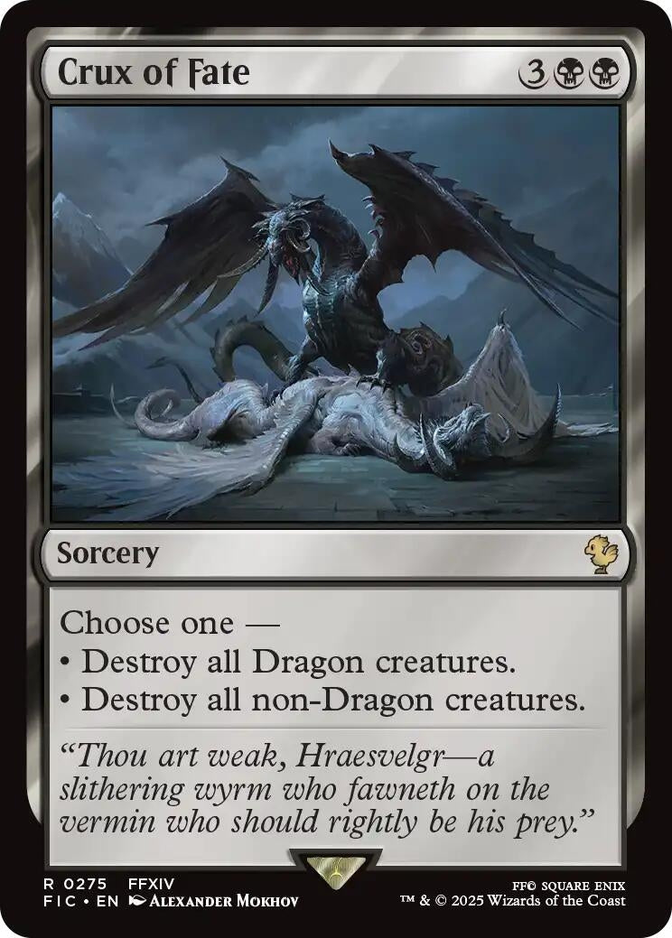 Image for Crux of Fate (Surge Foil) (275) [FINAL FANTASY] - Magic: The Gathering