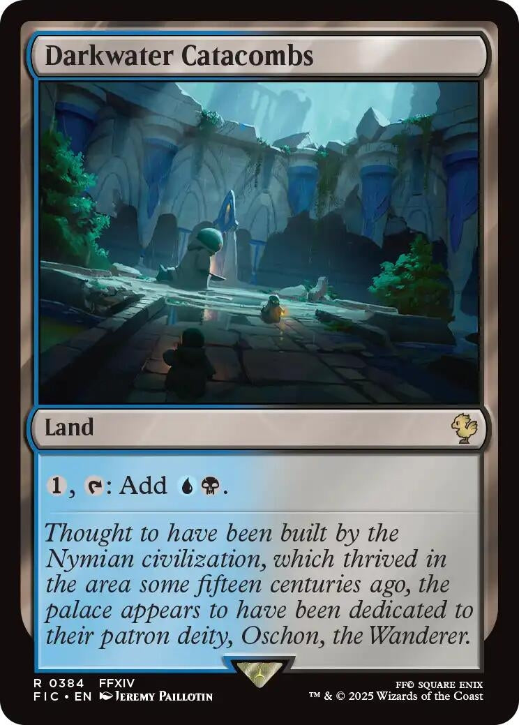 Darkwater Catacombs (Surge Foil) (384) [Commander: FINAL FANTASY]