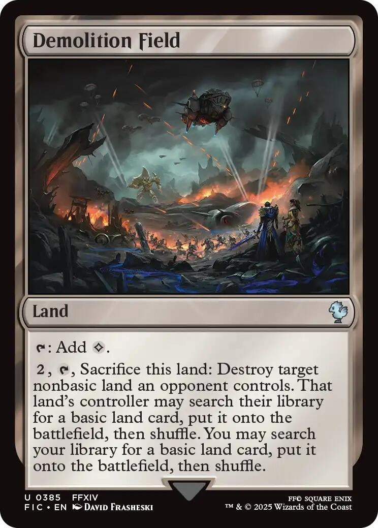 Image for Demolition Field (Surge Foil) (385) [FINAL FANTASY] - Magic: The Gathering