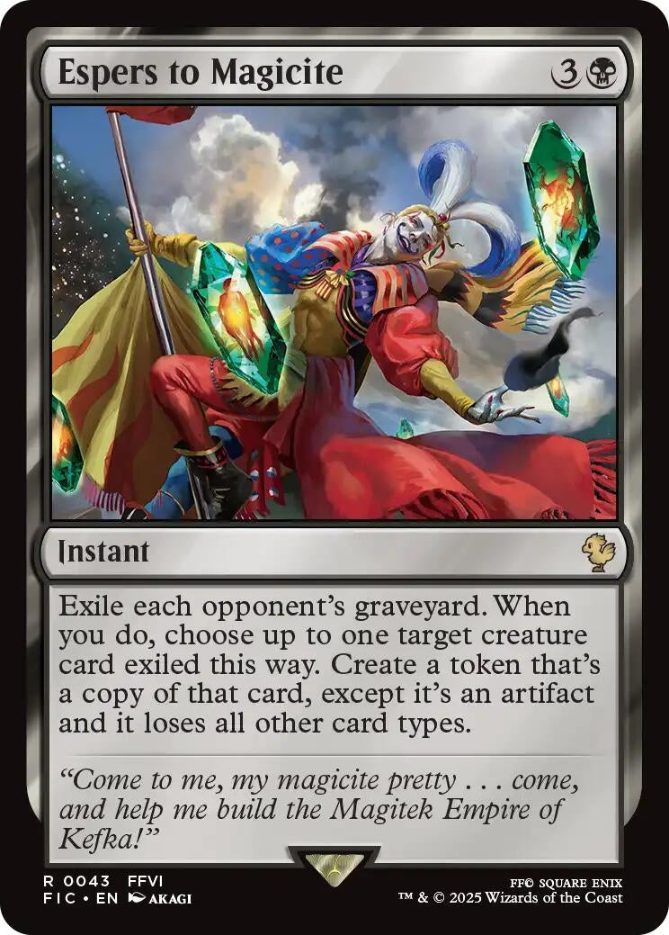 Image for Espers to Magicite (Surge Foil) (43) [FINAL FANTASY] - Magic: The Gathering