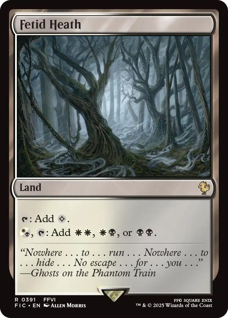 Image for Fetid Heath (Surge Foil) (391) [FINAL FANTASY] - Magic: The Gathering