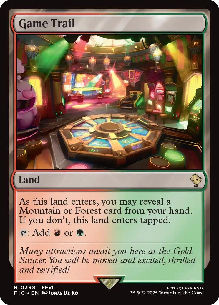 Image for Game Trail (Surge Foil) (398) [FINAL FANTASY] - Magic: The Gathering