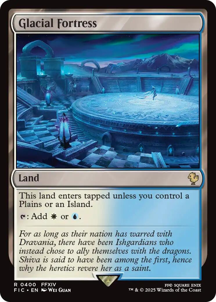 Image for Glacial Fortress (Surge Foil) (400) [FINAL FANTASY] - Magic: The Gathering