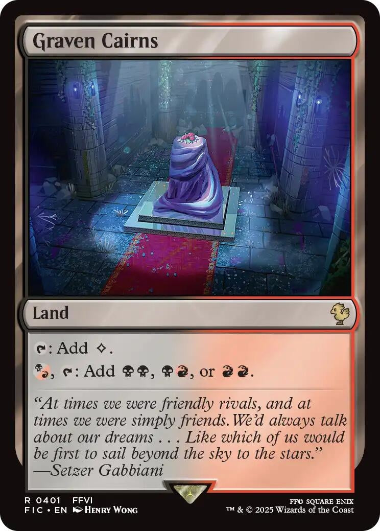 Image for Graven Cairns (Surge Foil) (401) [FINAL FANTASY] - Magic: The Gathering