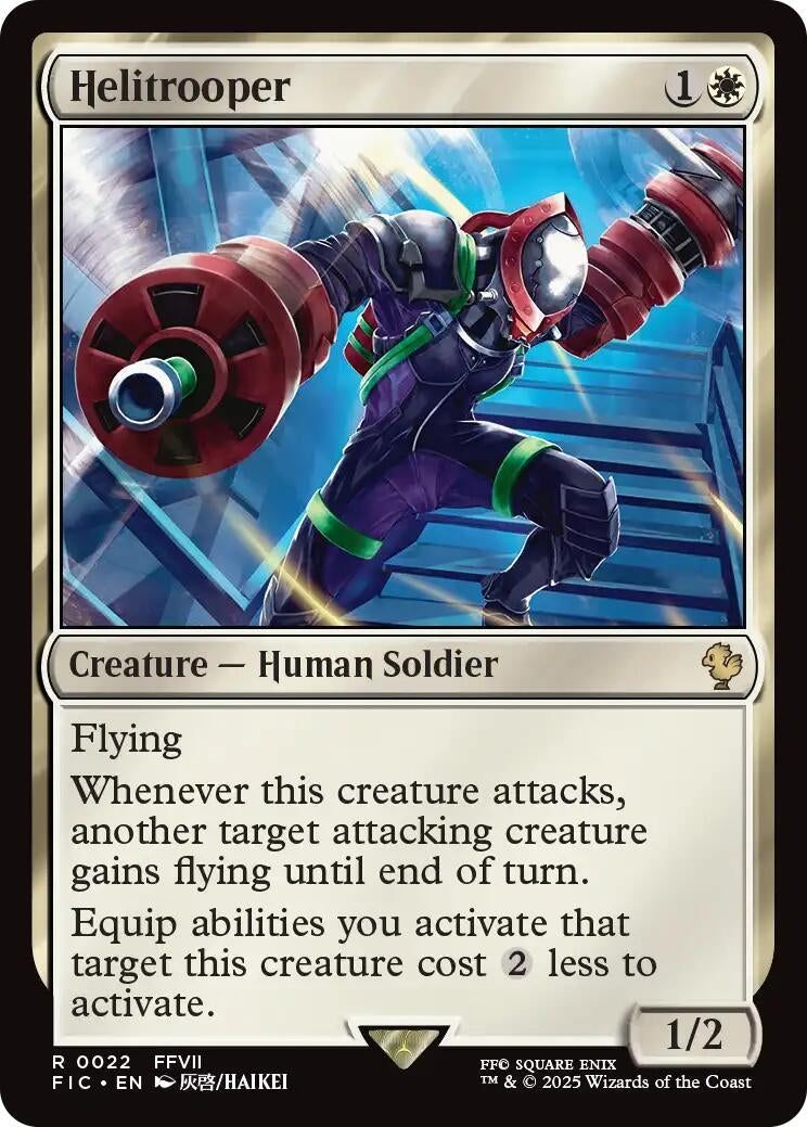 Helitrooper (Surge Foil) (22) [Commander: FINAL FANTASY]