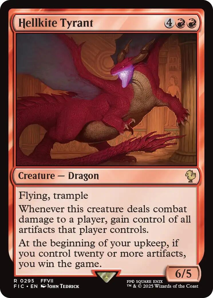 Image for Hellkite Tyrant (Surge Foil) (295) [FINAL FANTASY] - Magic: The Gathering