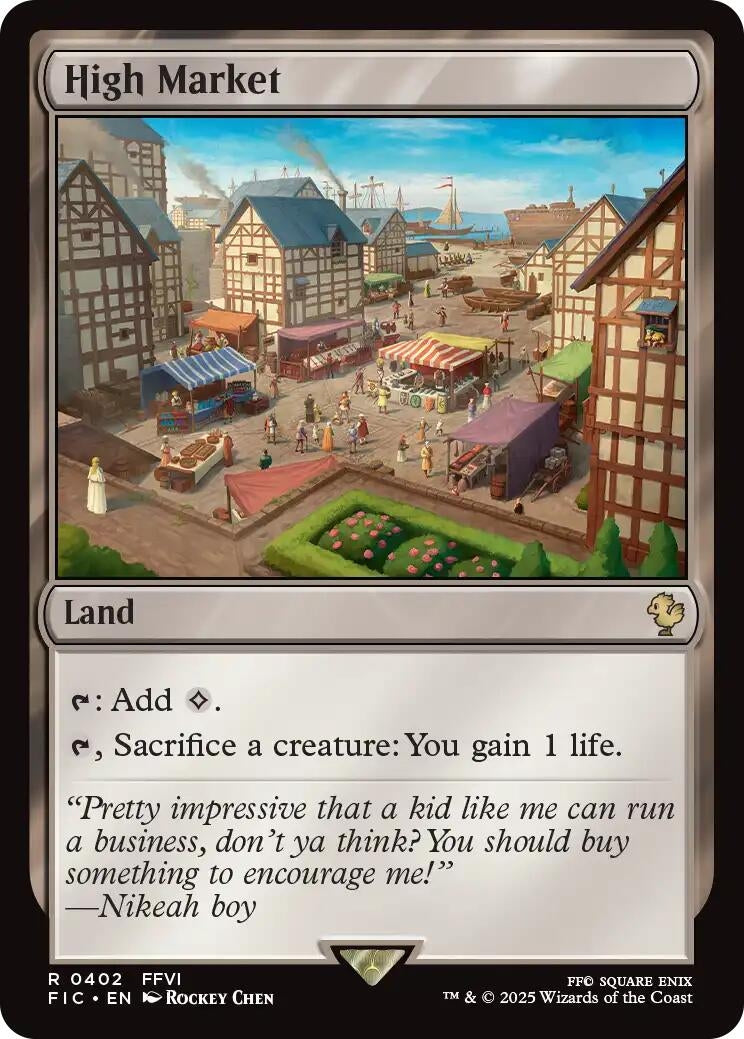 Image for High Market (Surge Foil) (402) [FINAL FANTASY] - Magic: The Gathering