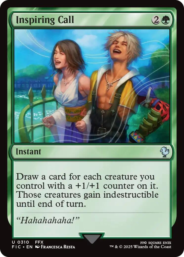 Image for Inspiring Call (Surge Foil) (310) [FINAL FANTASY] - Magic: The Gathering