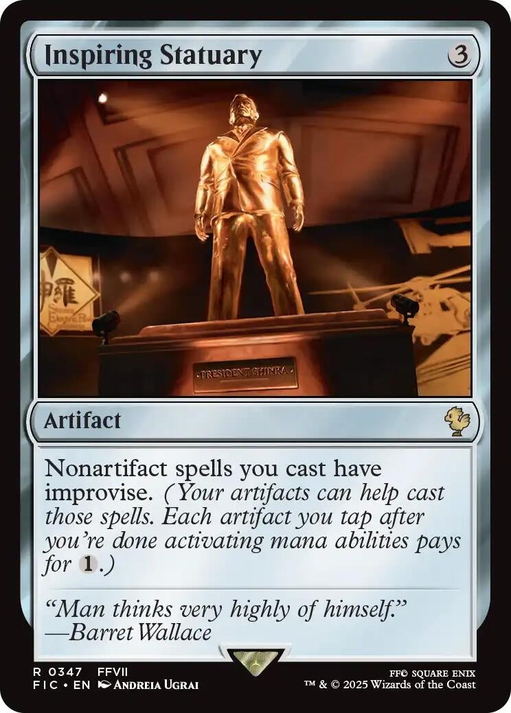 Image for Inspiring Statuary (Surge Foil) (347) [FINAL FANTASY] - Magic: The Gathering