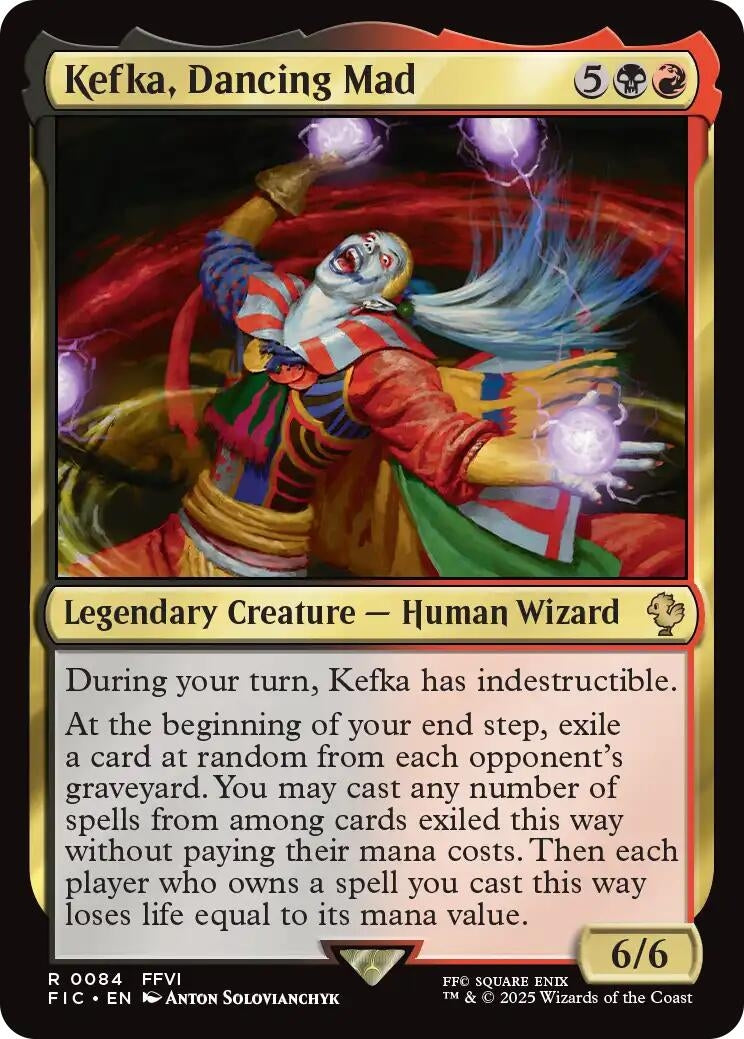 Image for Kefka, Dancing Mad (Surge Foil) (84) [FINAL FANTASY] - Magic: The Gathering