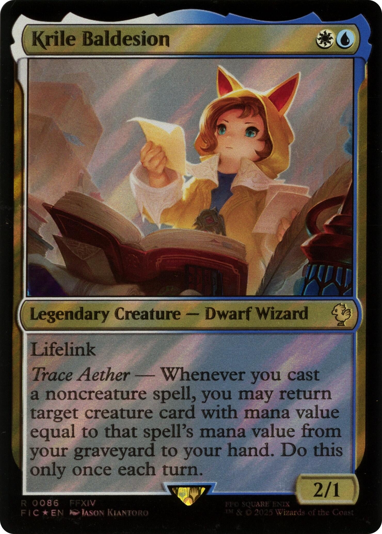Image for Krile Baldesion (Surge Foil) (86) [FINAL FANTASY] - Magic: The Gathering