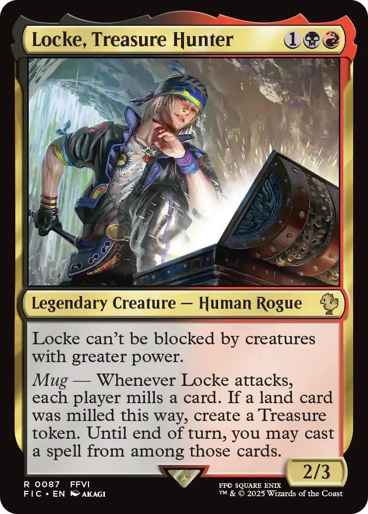 Image for Locke, Treasure Hunter (Surge Foil) (87) [FINAL FANTASY] - Magic: The Gathering