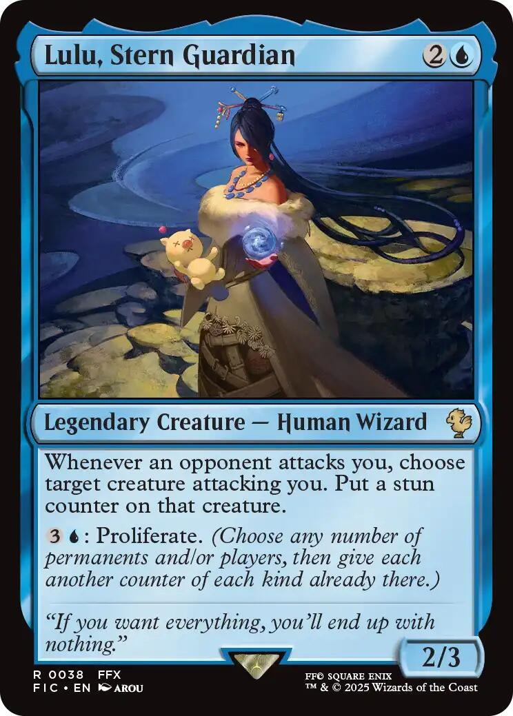 Image for Lulu, Stern Guardian (Surge Foil) (38) [FINAL FANTASY] - Magic: The Gathering