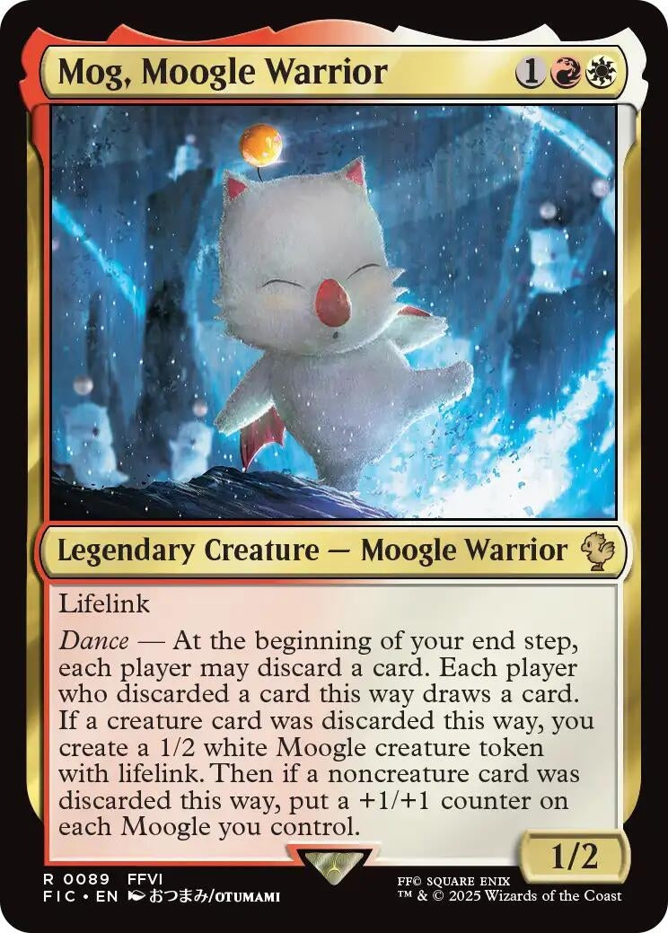 Image for Mog, Moogle Warrior (Surge Foil) (89) [FINAL FANTASY] - Magic: The Gathering