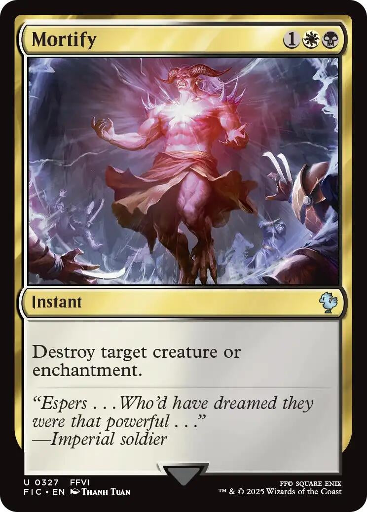 Image for Mortify (Surge Foil) (327) [FINAL FANTASY] - Magic: The Gathering