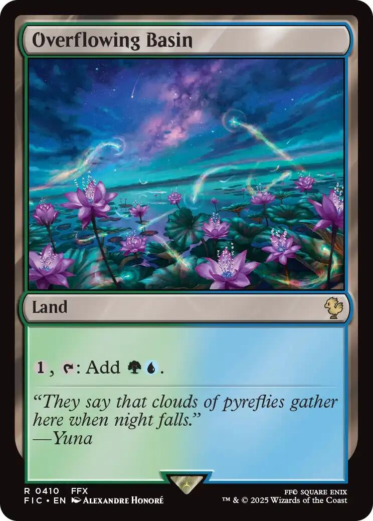 Image for Overflowing Basin (Surge Foil) (410) [FINAL FANTASY] - Magic: The Gathering