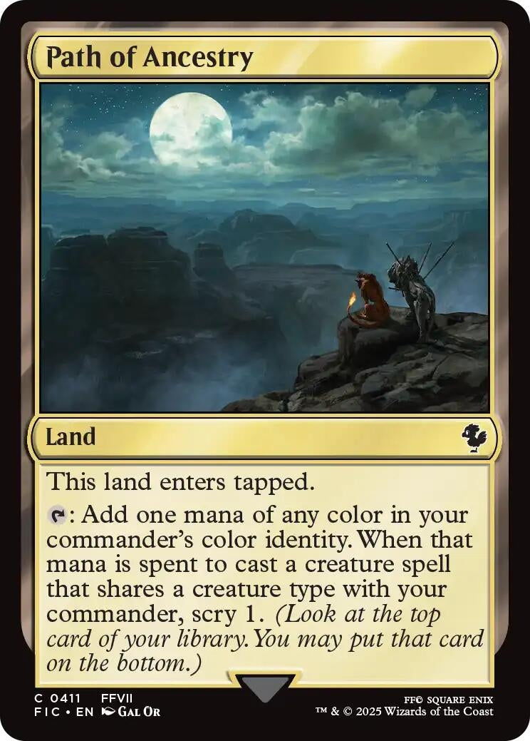 Image for Path of Ancestry (Surge Foil) (411) [FINAL FANTASY] - Magic: The Gathering